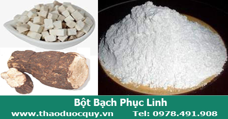Bột Bạch Phục Linh Trị Nám Da