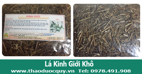 l&aacute; kinh giới phơi kh&ocirc;